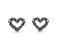 Earrings Giovanni Raspini Woman Cuori in Silver 12612